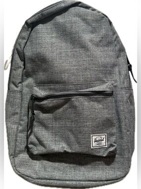 Herschel gray weatherproof heather nylon large computer backpack NWOT